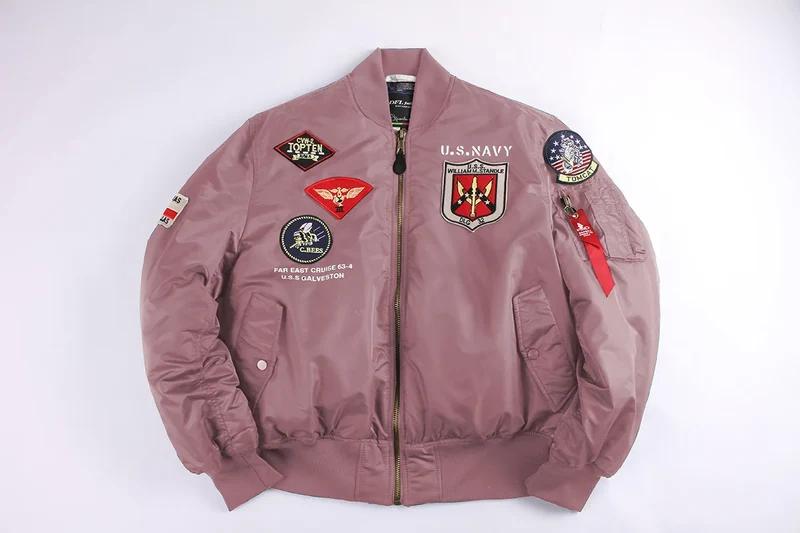 MA-1 Bomber Jacke Fliegerjacke Baseball Pilotenjacke Baseballjacke Top Gun