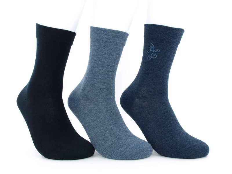 3 Paar Damen Diabetikersocken venenfreundlich Jeanstöne