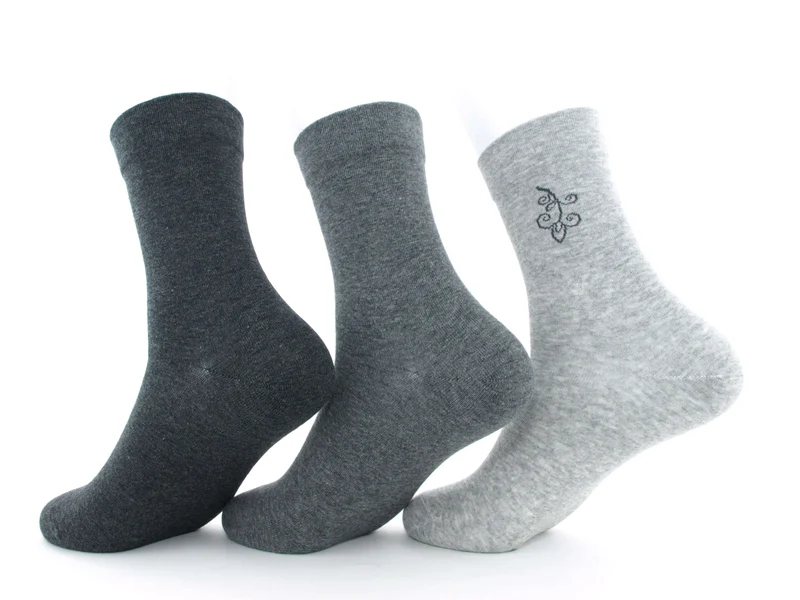 3 Paar Damen Diabetikersocken venenfreundlich Grautöne