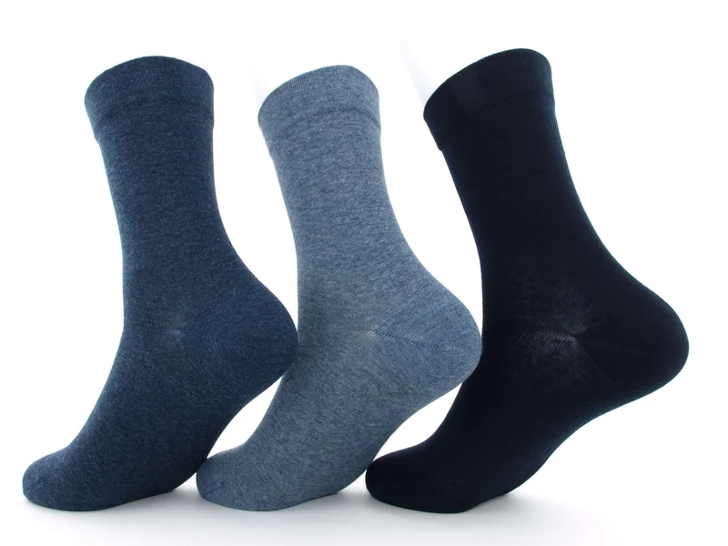 3 Paar Herren Diabetikersocken venenfreundlich Jeanstöne