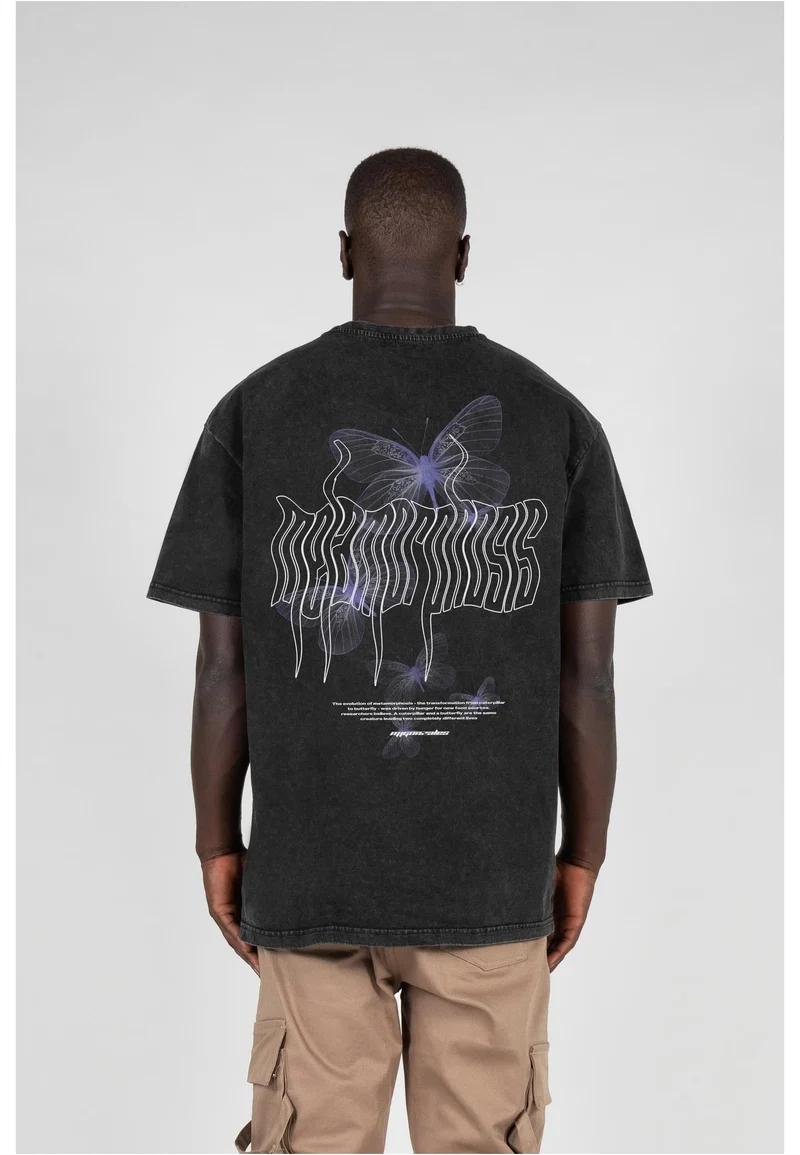MJG METAMORPHOSE V.4 Acid Washed Heavy Oversized Tee