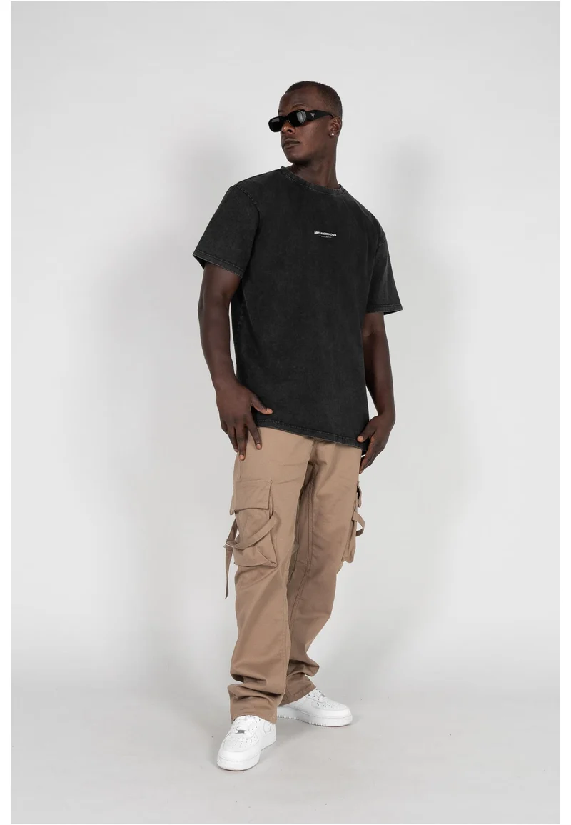 MJG METAMORPHOSE V.4 Acid Washed Heavy Oversized Tee