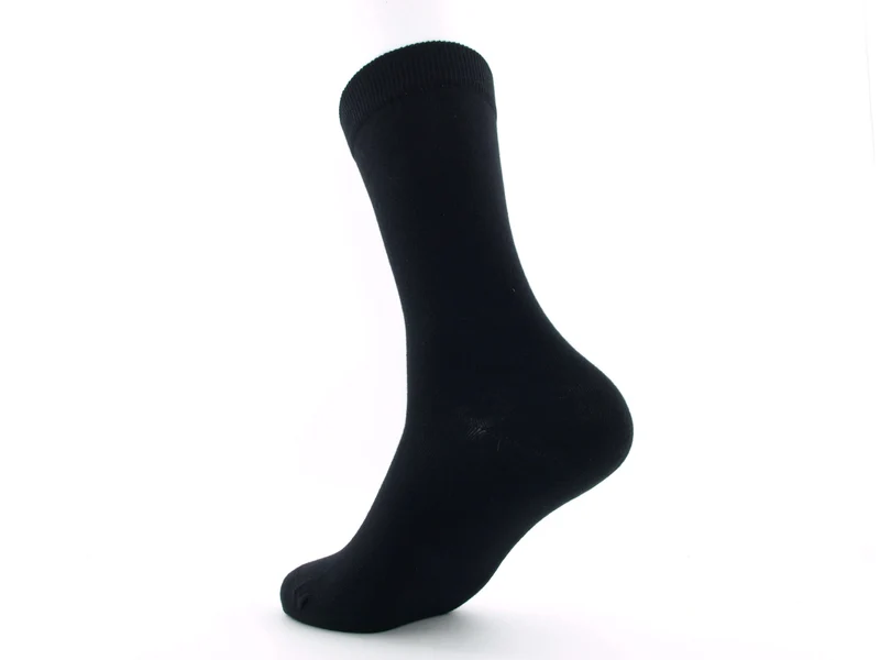 1 Paar Bio-Baumwolle Socken schwarz