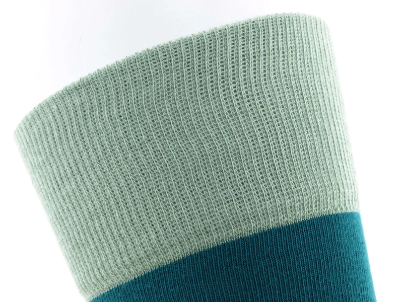 1 Paar Bio-Baumwolle Socken Streifen petrol