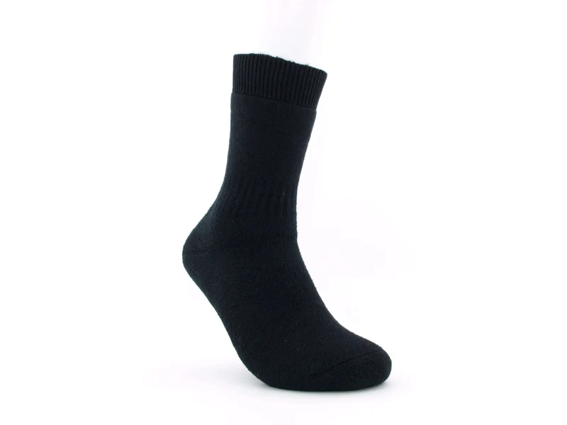 1 Paar Hanfsocken Vollfrottee schwarz