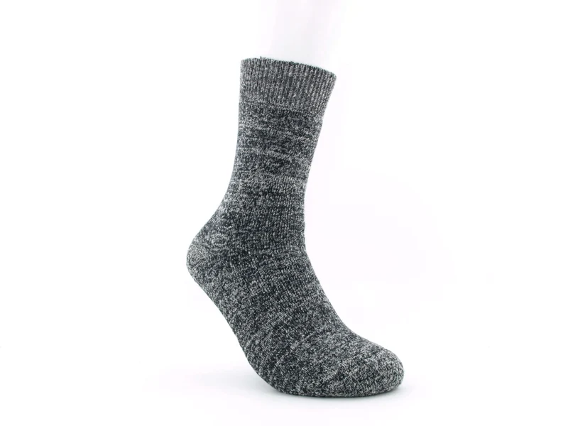 1 Paar Hanfsocken Vollfrottee grau