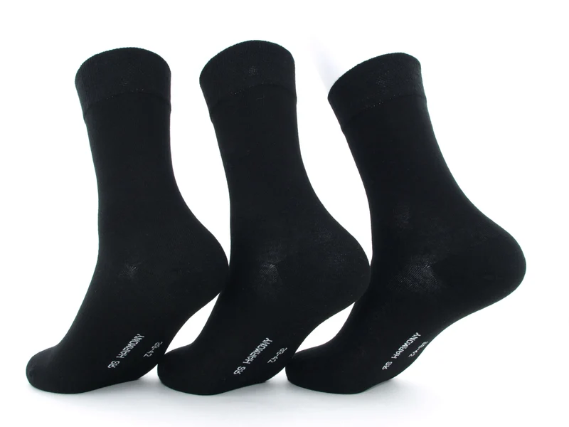 3 Paar Damensocken Comfort schwarz