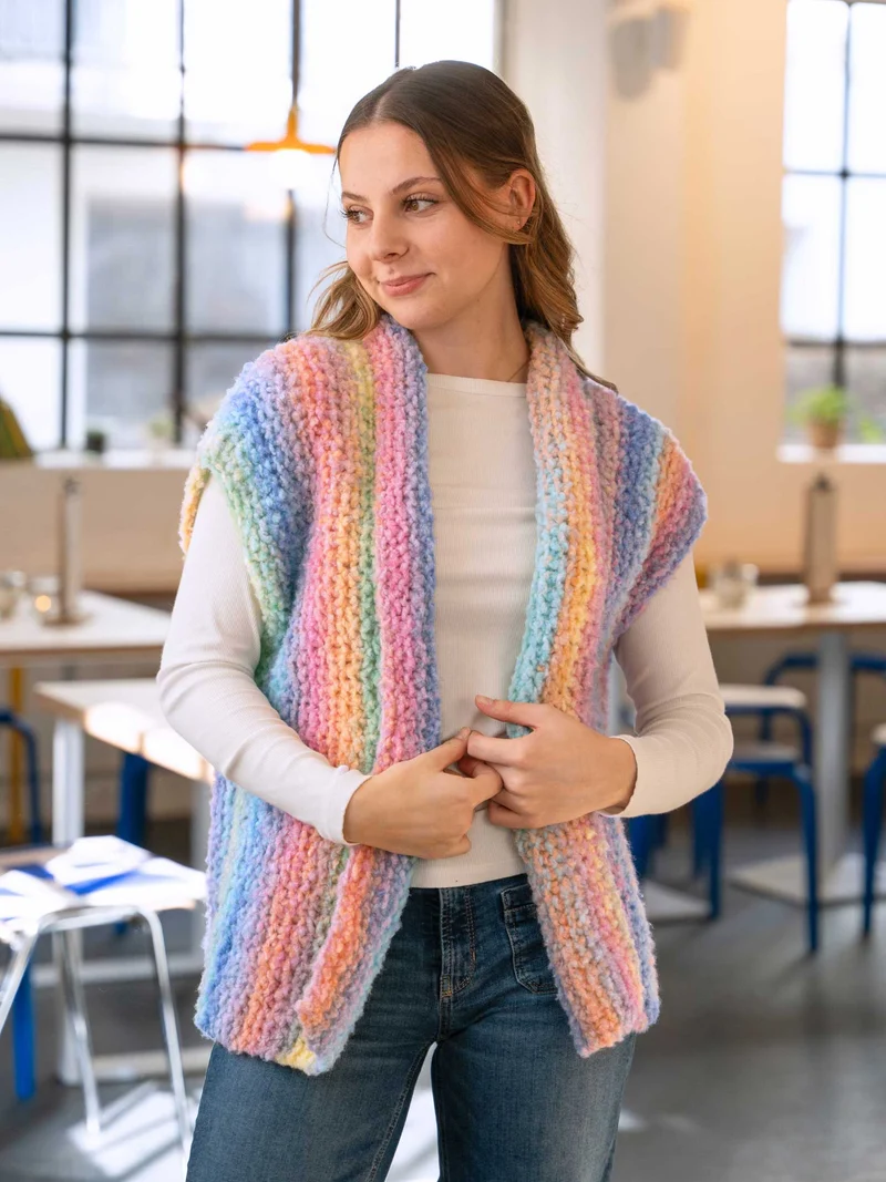 Anleitung Fluffy Vest