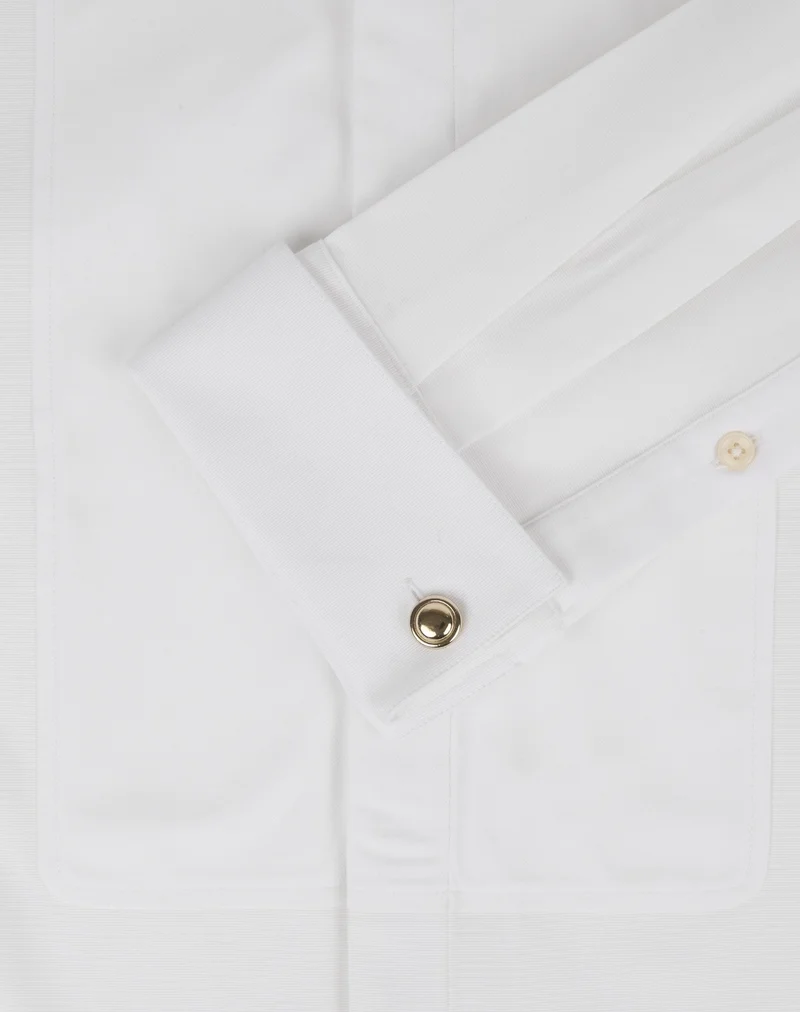 Chemise boxy Preppy blanche