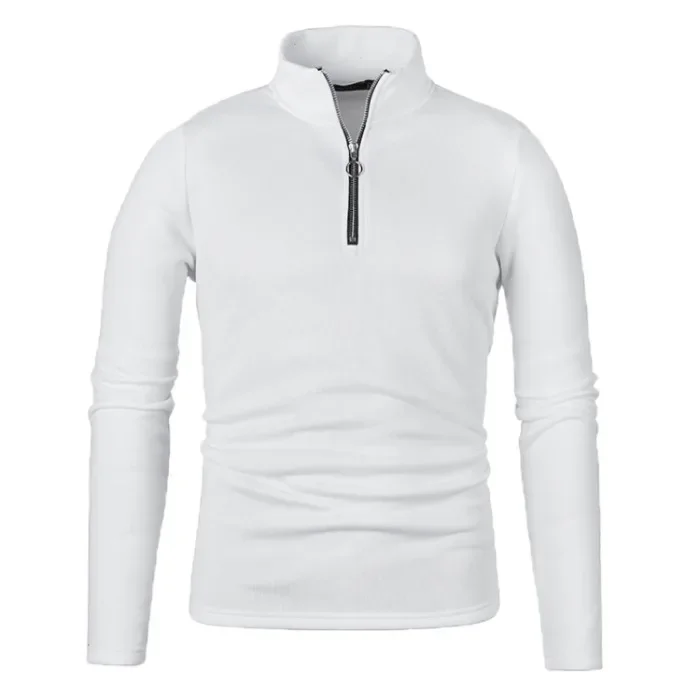 Herren Pullover Sweatshirt Troyer Pulli Sweater Stehkragen Zipper Langarmpulli