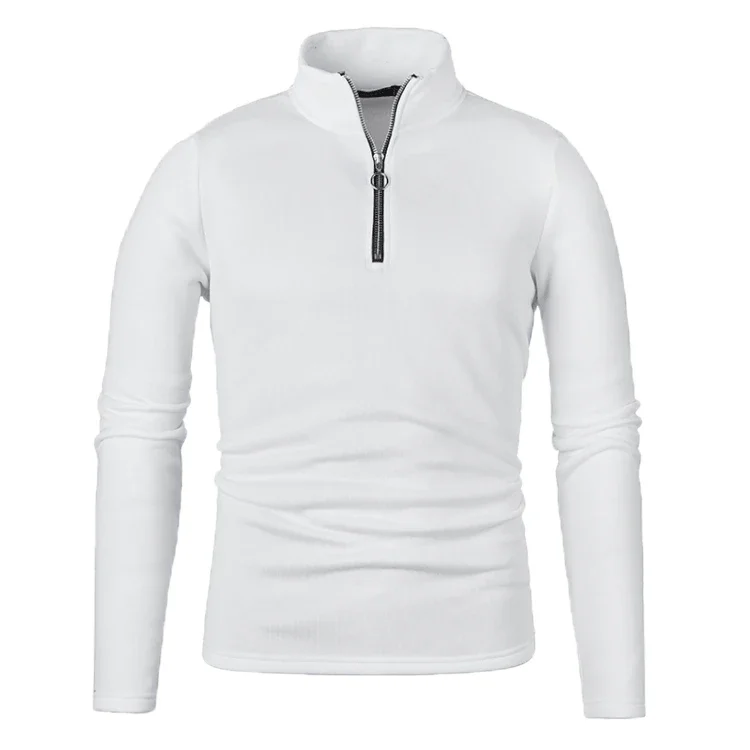 Herren Pullover Sweatshirt Troyer Pulli Sweater Stehkragen Zipper Langarmpulli