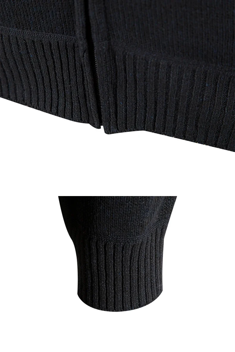 Herren Herbst Jacke Übergangsjacke Warme Sweatjacke Zipper Sweater Strickjacke