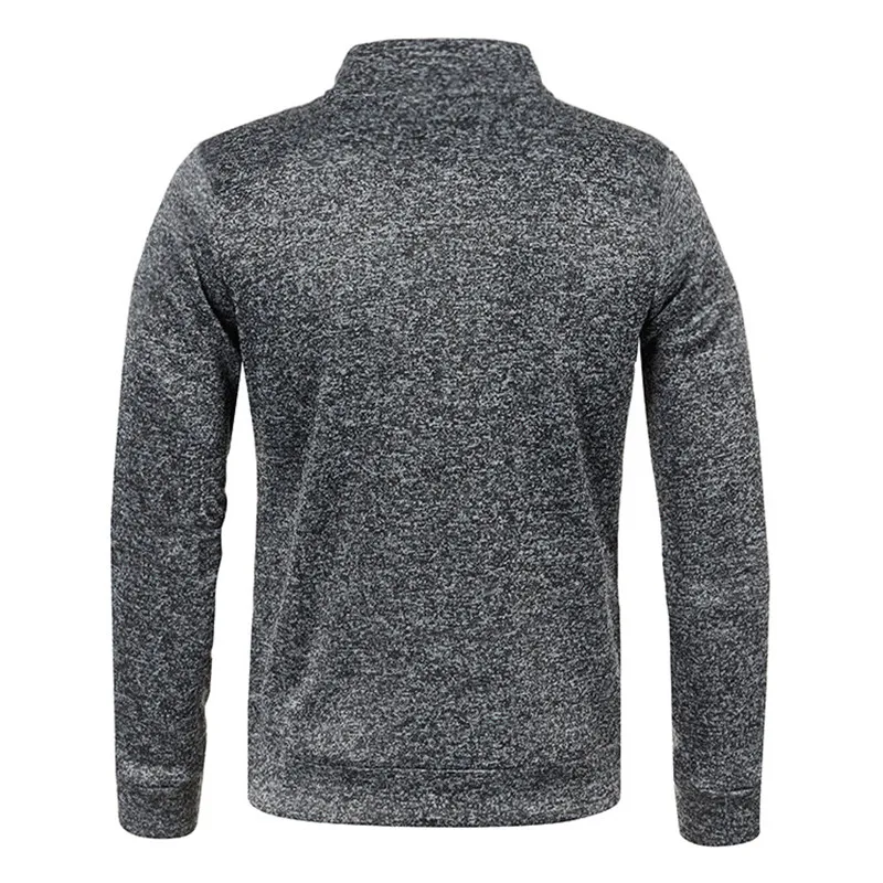 Herren Pullover Sweatshirt Troyer Pulli Sweater Stehkragen Zipper Langarmpulli