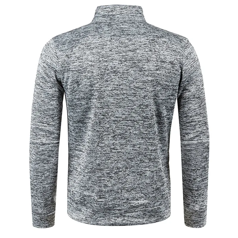 Herren Pullover Sweatshirt Troyer Pulli Sweater Stehkragen Zipper Langarmpulli