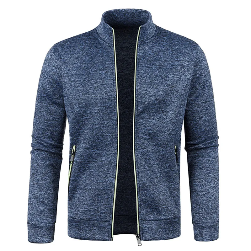 Herren Pullover Sweatshirt Troyer Pulli Sweater Stehkragen Zipper Langarmpulli