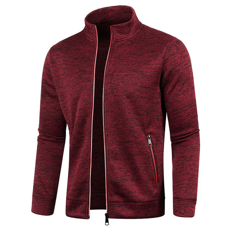 Herren Pullover Sweatshirt Troyer Pulli Sweater Stehkragen Zipper Langarmpulli
