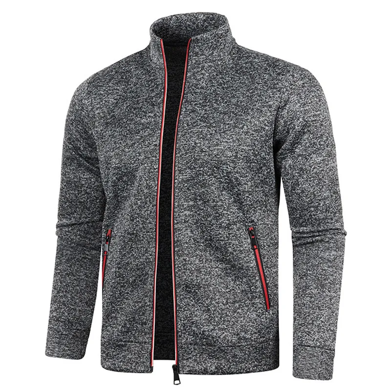 Herren Pullover Sweatshirt Troyer Pulli Sweater Stehkragen Zipper Langarmpulli
