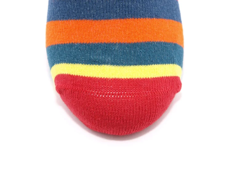 3 Paar Sneaker Socken Kinder ohne drückende Naht Ringel bunt