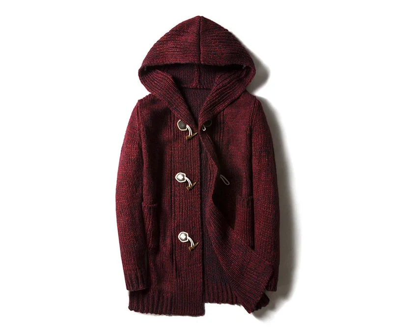 Herren Herbst Jacke Übergangsjacke Sweatjacke Sweater Strickjacke mit Zopfmuster