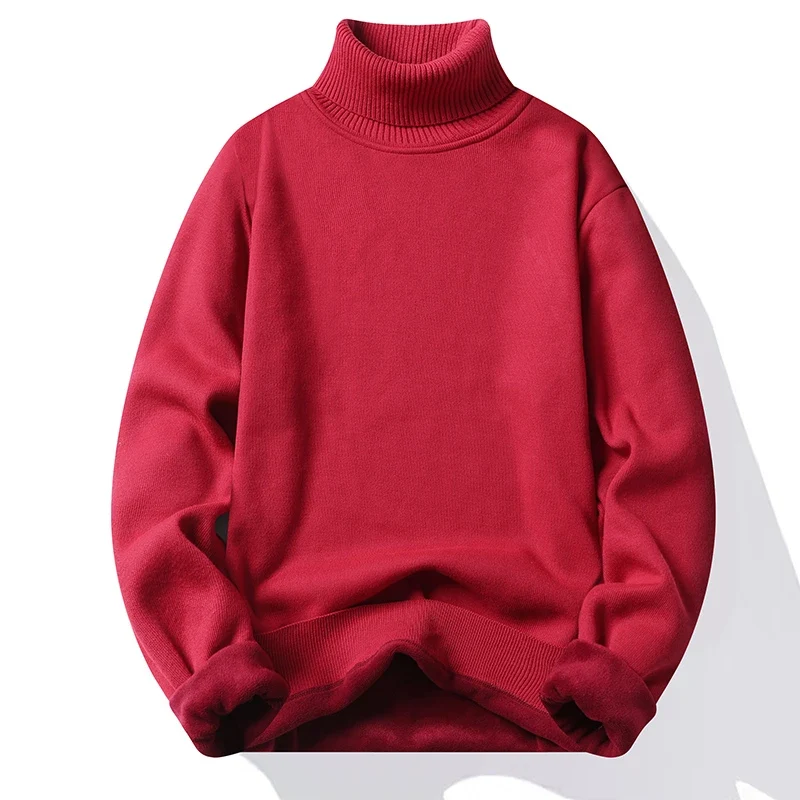 Herren Rollkragen Pullover Sweatshirt Leichter Pulli Sweater Shirt Langarmshirt