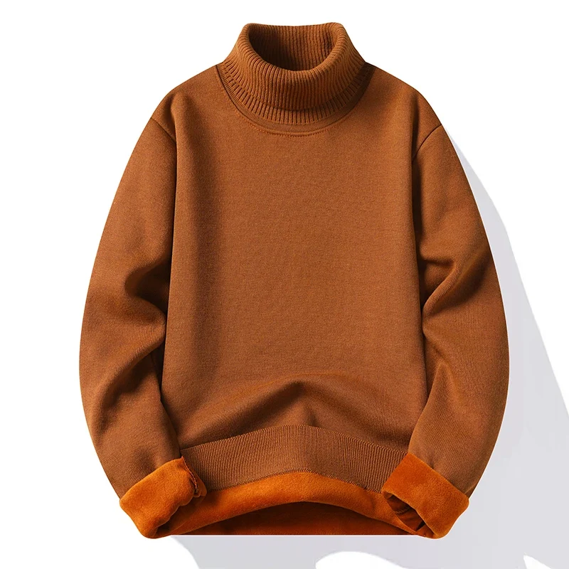 Herren Rollkragen Pullover Sweatshirt Leichter Pulli Sweater Shirt Langarmshirt