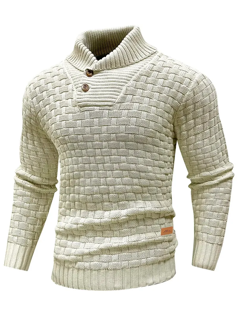 Herren Pullover Sweatshirt Troyer Pulli Sweater Stehkragen Zipper Langarmpulli