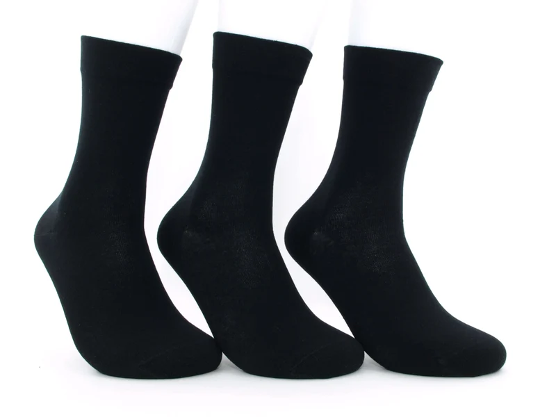 3 Paar Herren Diabetikersocken venenfreundlich schwarz