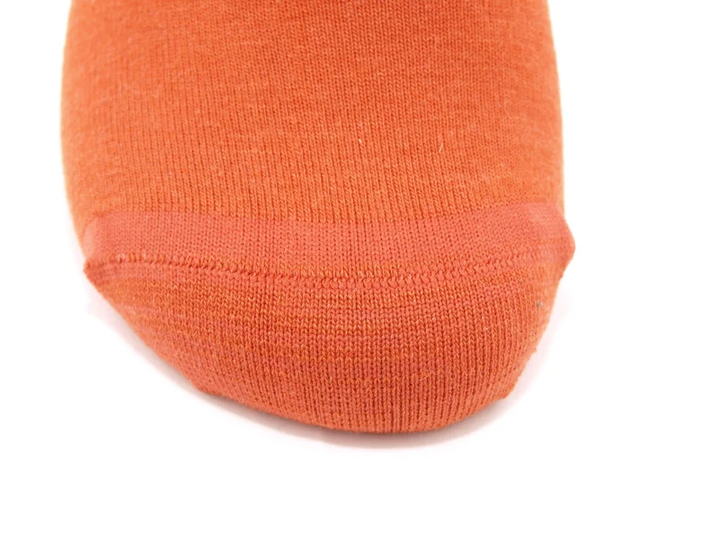 2 Paar Woll-Viskose-Socken orange/grau