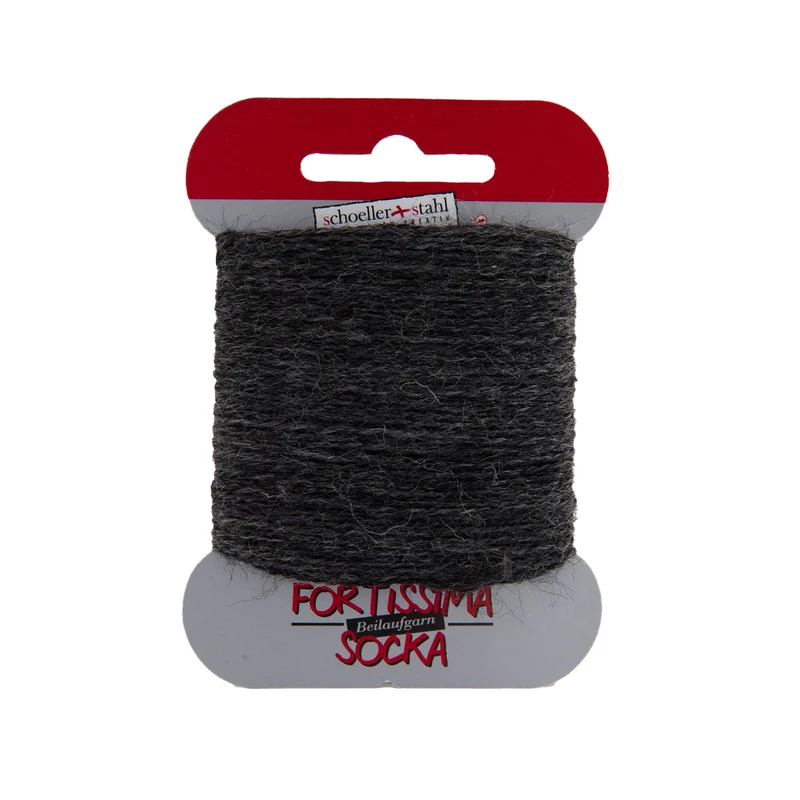 Fortissima Socken-Beilaufgarn 40m/5g | Farbe 1058 - FLANELL-MELIERT