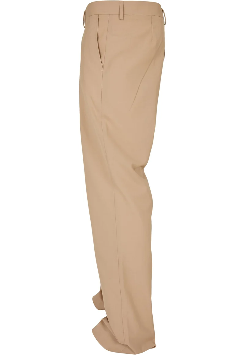 UC Straight Pleat-Front Trousers