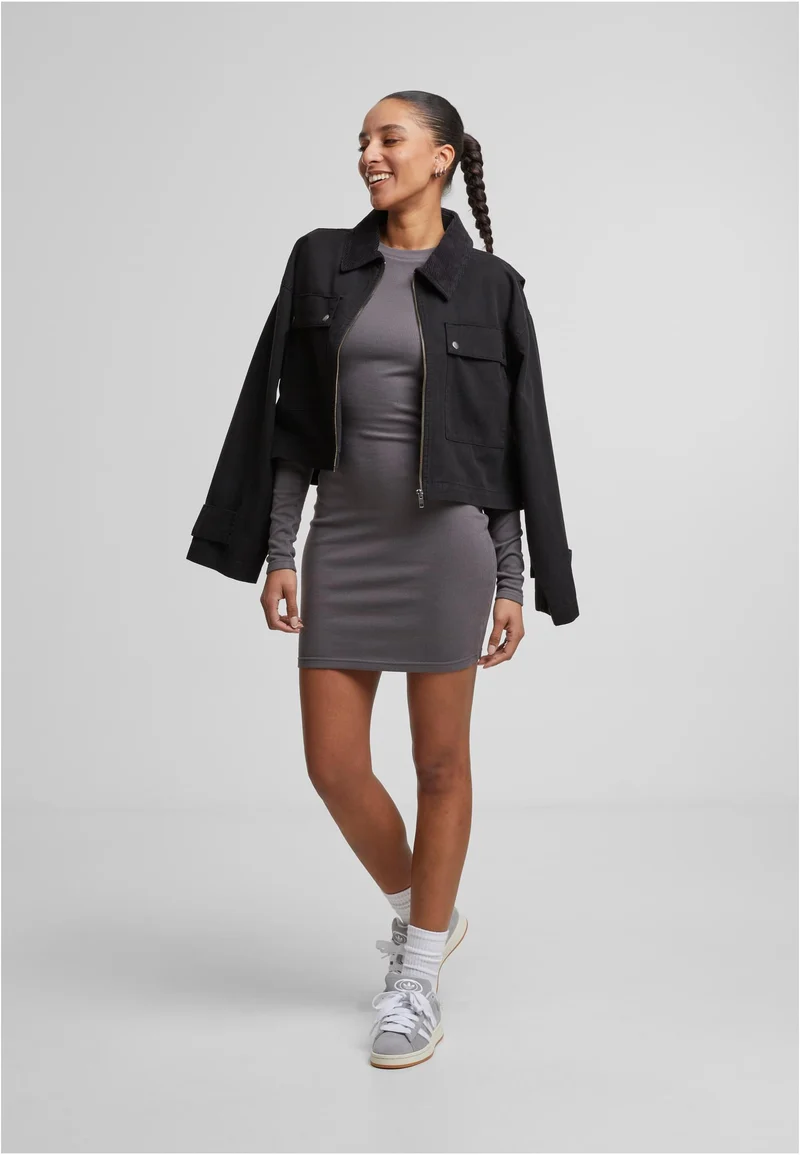 UC Ladies Workwear Cropped Cotton Jacket