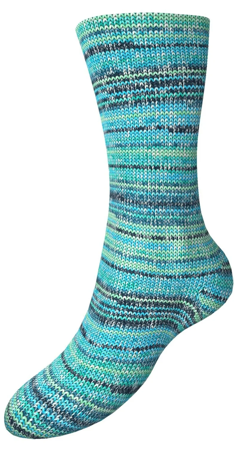 Fortissima 8-fach bunte Sockenwolle 150g | Farbe 809 - SEE