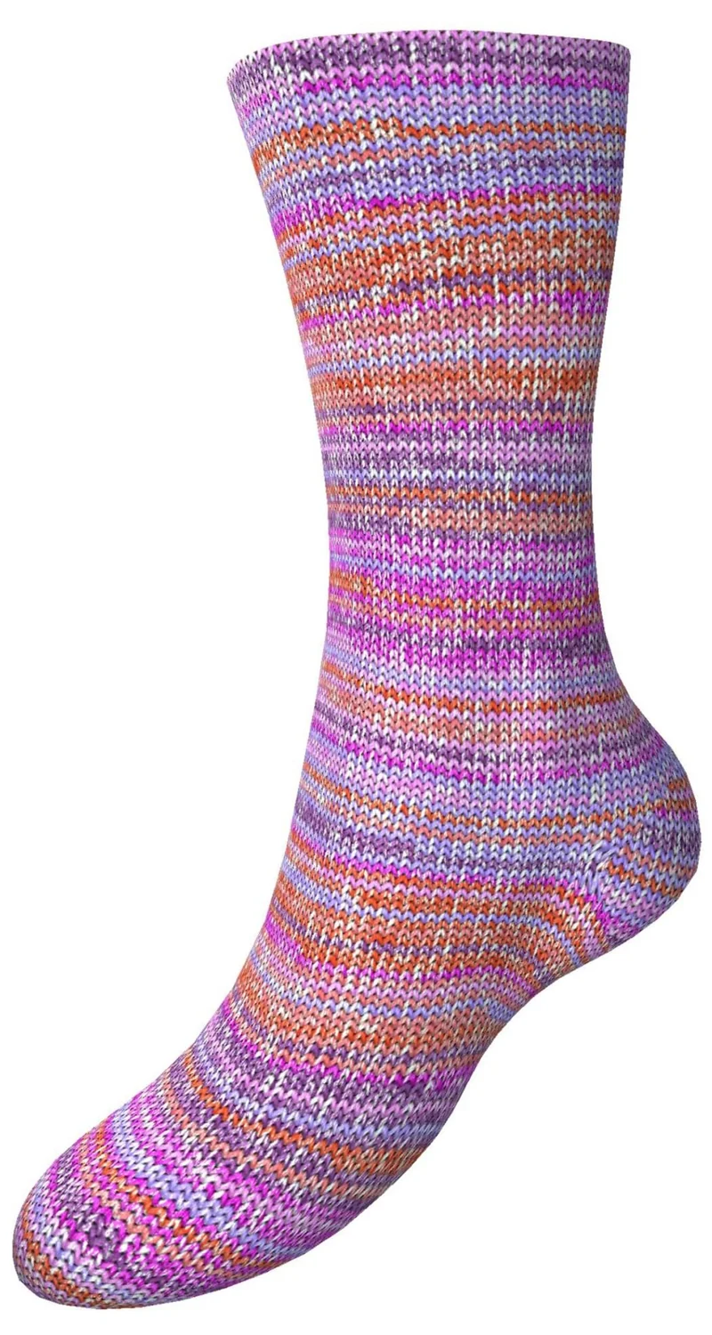 Fortissima 8-fach bunte Sockenwolle 150g | Farbe 807 - ABENDROT