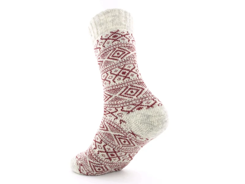 1 Paar Wollsocken Canadian rot