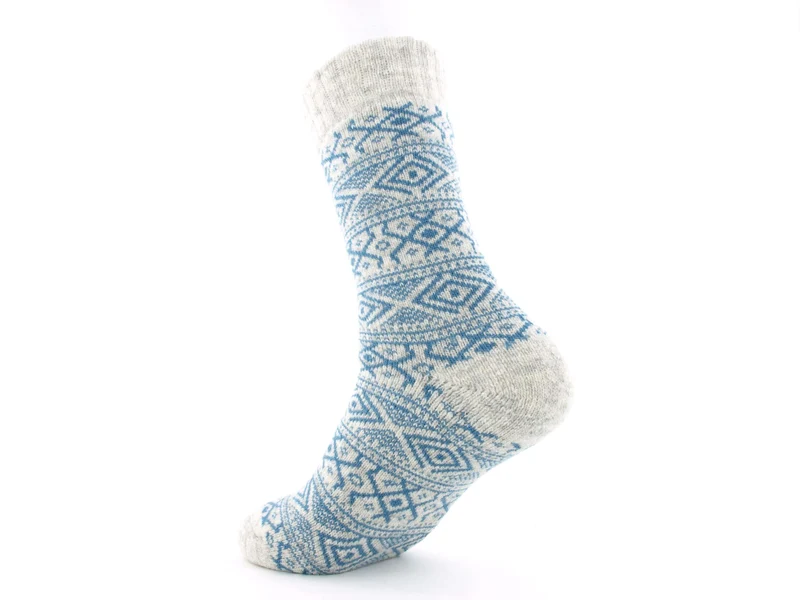 1 Paar Wollsocken Canadian blau