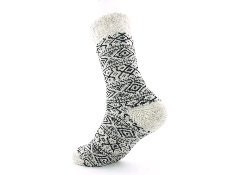 1 Paar Wollsocken Canadian schwarz