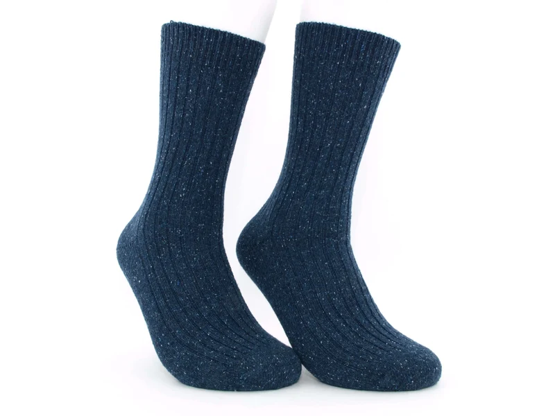 2 Paar Wollsocken mit Seide jeans