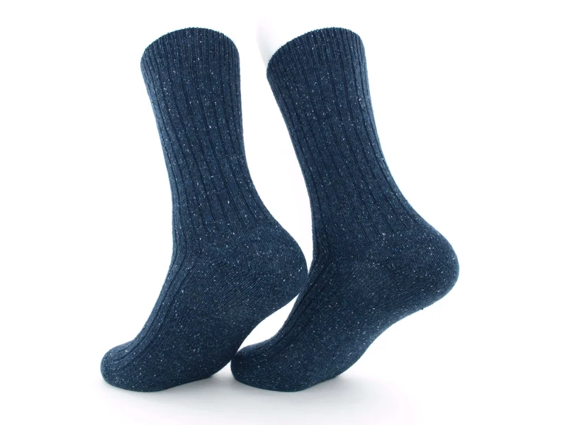 2 Paar Wollsocken mit Seide jeans
