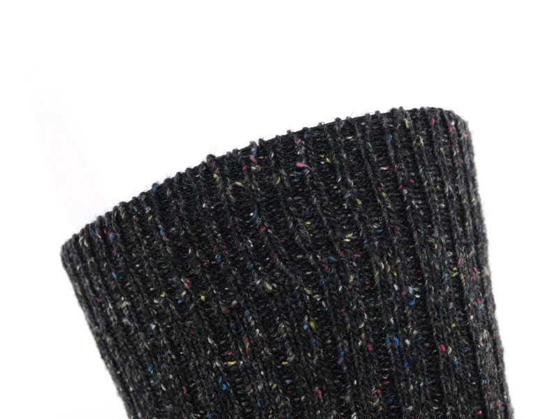 2 Paar Wollsocken mit Seide anthrazit
