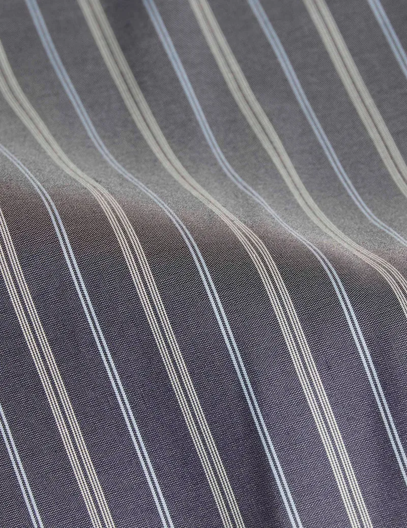 Chemise Mélinda rayée marine