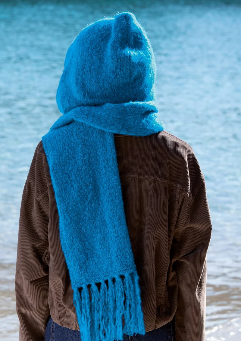 Kapuzenschal Azzurro