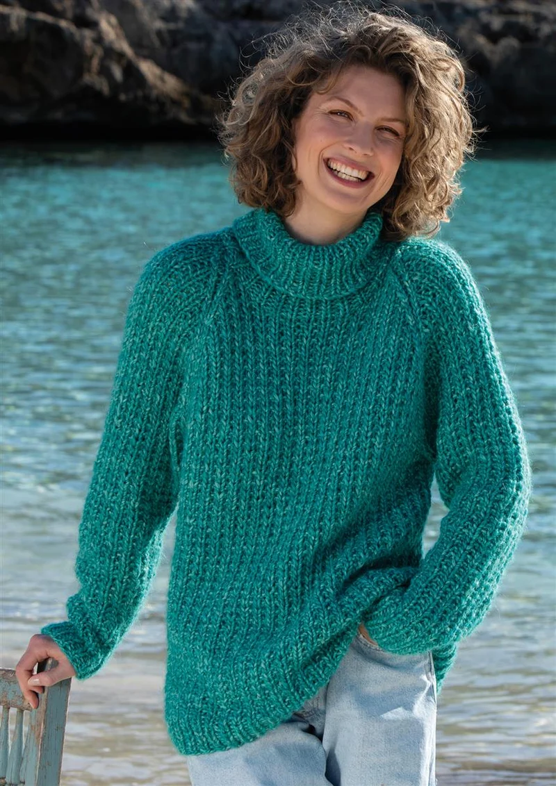 Pullover Turchese