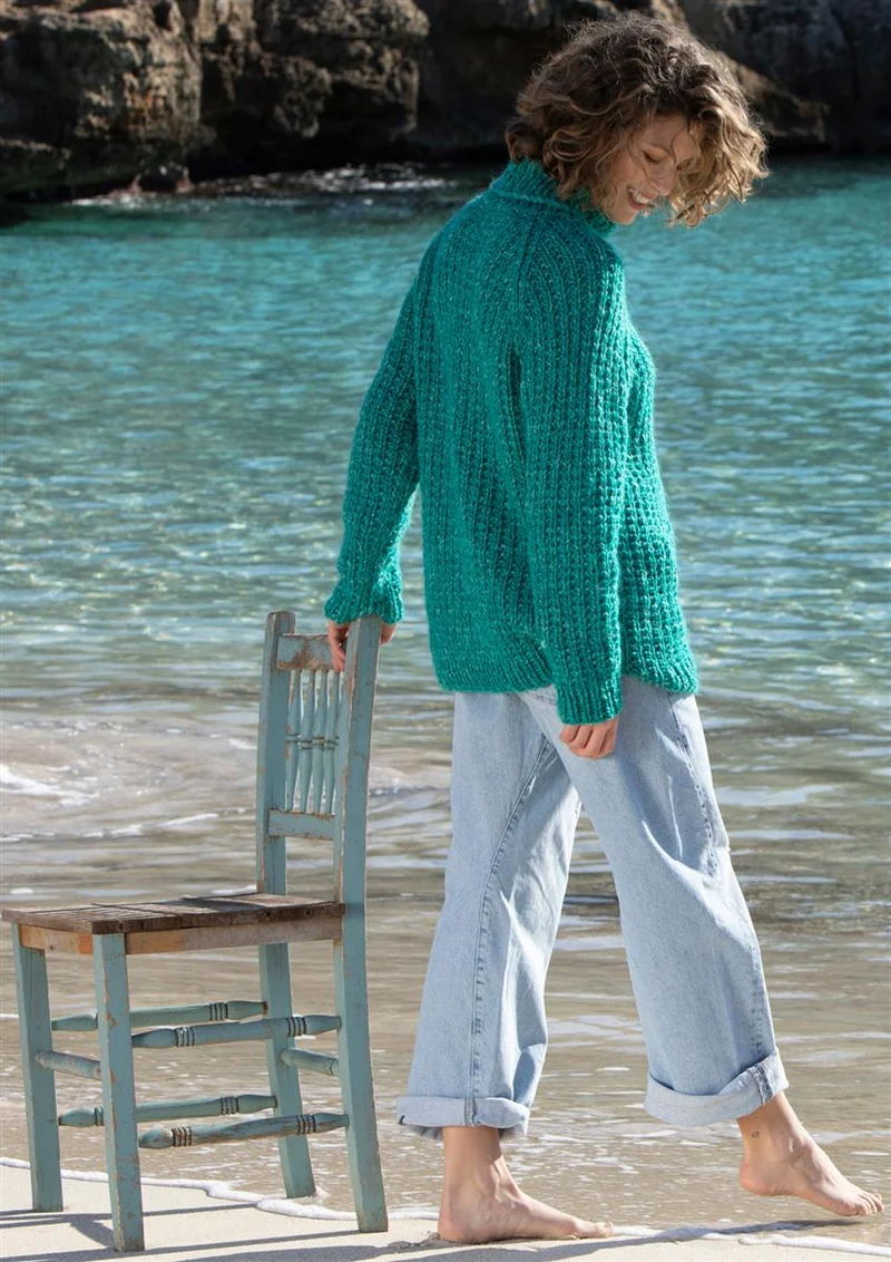 Pullover Turchese
