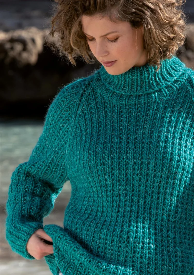 Pullover Turchese