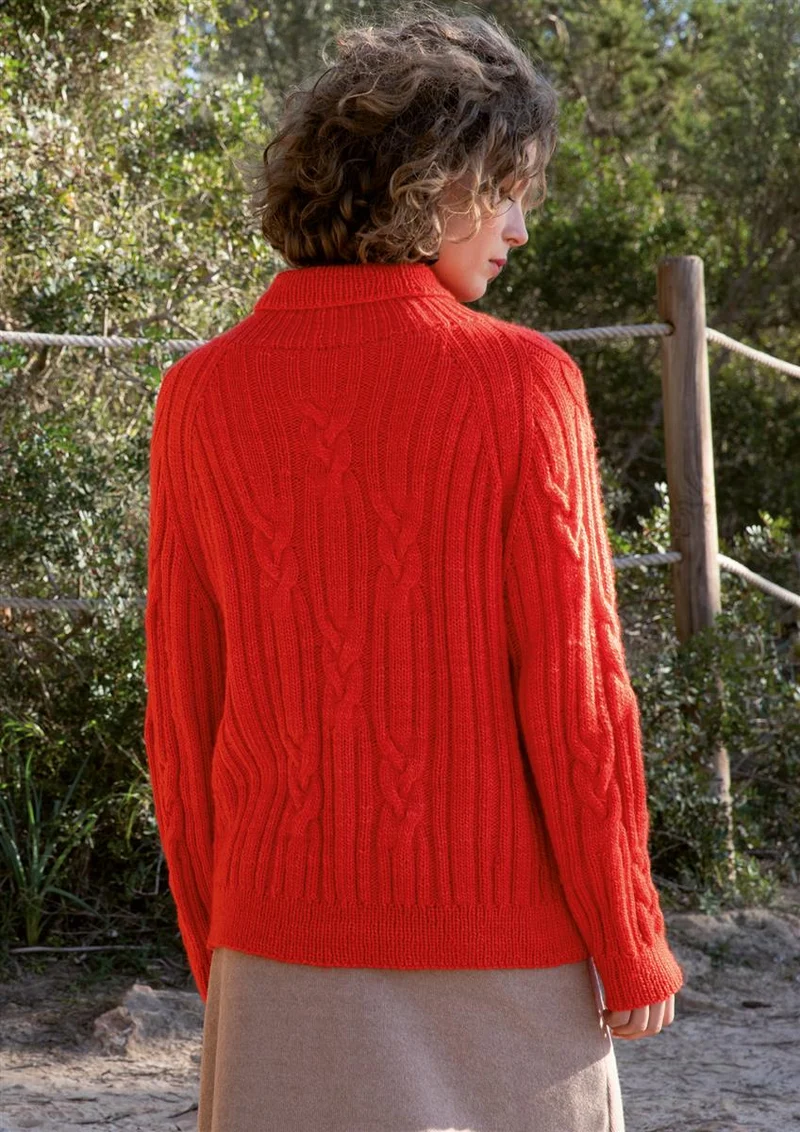 Pullover Rosso Chiaro
