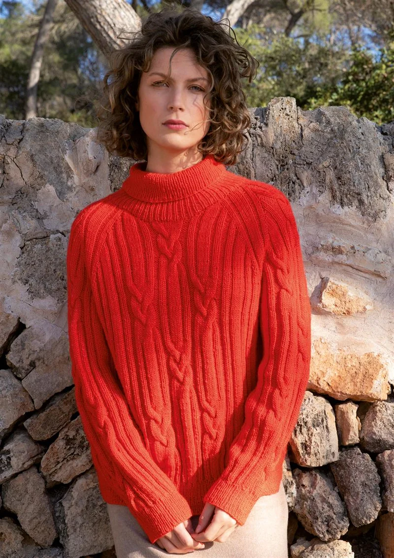 Pullover Rosso Chiaro