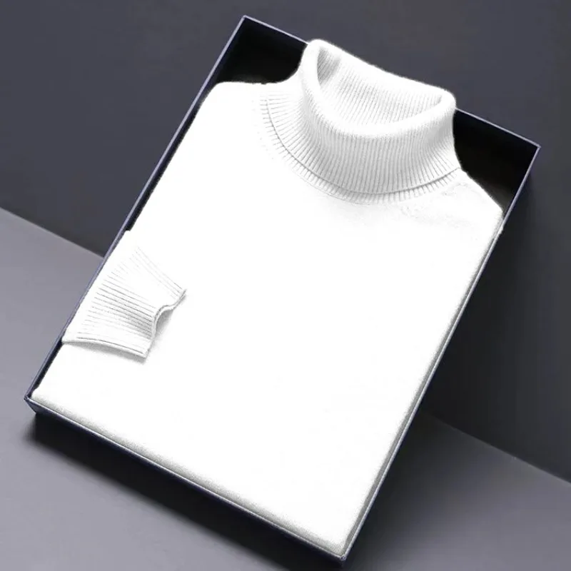 Herren Rollkragen Pullover Sweatshirt Leichter Pulli Sweater Shirt Langarmshirt