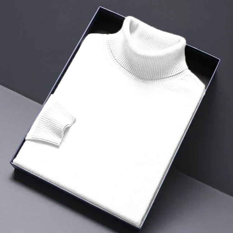 Herren Rollkragen Pullover Sweatshirt Leichter Pulli Sweater Shirt Langarmshirt