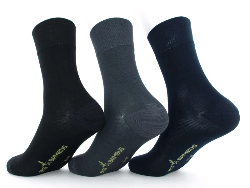3 Paar Socken "Bambus" dunkel