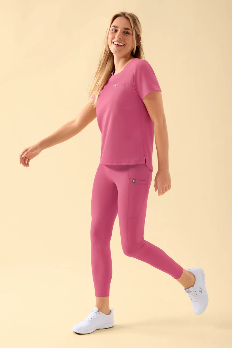 KAERE Leggings Damen - super elastisch rosenholz